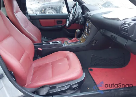 2001 BMW Z3 2.5I из США, поврежденный, VIN WBACN33451LM02740